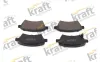 Bremsbelagsatz, Scheibenbremse Vorderachse KRAFT AUTOMOTIVE 6003330