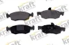 Bremsbelagsatz, Scheibenbremse Vorderachse KRAFT AUTOMOTIVE 6003415