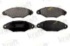 Bremsbelagsatz, Scheibenbremse Vorderachse KRAFT AUTOMOTIVE 6005250