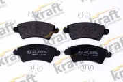Bremsbelagsatz, Scheibenbremse Vorderachse KRAFT AUTOMOTIVE 6005538