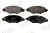 Bremsbelagsatz, Scheibenbremse Vorderachse KRAFT AUTOMOTIVE 6005680