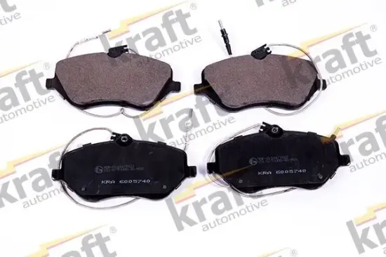 Bremsbelagsatz, Scheibenbremse Vorderachse KRAFT AUTOMOTIVE 6005740 Bild Bremsbelagsatz, Scheibenbremse Vorderachse KRAFT AUTOMOTIVE 6005740