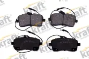 Bremsbelagsatz, Scheibenbremse Vorderachse KRAFT AUTOMOTIVE 6005742