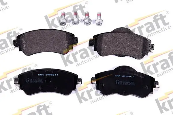 Bremsbelagsatz, Scheibenbremse Vorderachse KRAFT AUTOMOTIVE 6006014
