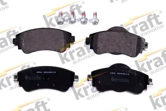 Bremsbelagsatz, Scheibenbremse Vorderachse KRAFT AUTOMOTIVE 6006014 Bild Bremsbelagsatz, Scheibenbremse Vorderachse KRAFT AUTOMOTIVE 6006014