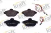Bremsbelagsatz, Scheibenbremse Vorderachse KRAFT AUTOMOTIVE 6006025