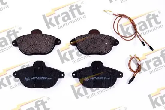 Bremsbelagsatz, Scheibenbremse Vorderachse KRAFT AUTOMOTIVE 6006025 Bild Bremsbelagsatz, Scheibenbremse Vorderachse KRAFT AUTOMOTIVE 6006025