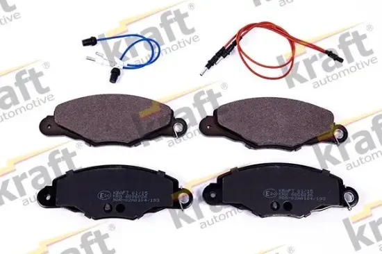 Bremsbelagsatz, Scheibenbremse Vorderachse KRAFT AUTOMOTIVE 6006026 Bild Bremsbelagsatz, Scheibenbremse Vorderachse KRAFT AUTOMOTIVE 6006026
