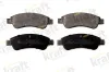 Bremsbelagsatz, Scheibenbremse Vorderachse KRAFT AUTOMOTIVE 6006051