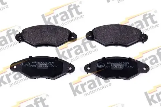 Bremsbelagsatz, Scheibenbremse Vorderachse KRAFT AUTOMOTIVE 6006060 Bild Bremsbelagsatz, Scheibenbremse Vorderachse KRAFT AUTOMOTIVE 6006060
