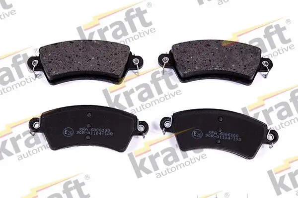 Bremsbelagsatz, Scheibenbremse Vorderachse KRAFT AUTOMOTIVE 6006100