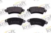 Bremsbelagsatz, Scheibenbremse Vorderachse KRAFT AUTOMOTIVE 6006100