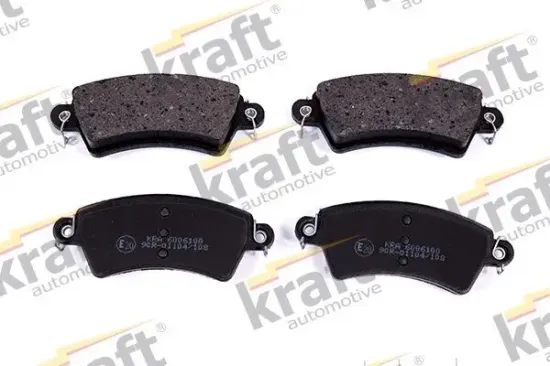 Bremsbelagsatz, Scheibenbremse Vorderachse KRAFT AUTOMOTIVE 6006100 Bild Bremsbelagsatz, Scheibenbremse Vorderachse KRAFT AUTOMOTIVE 6006100