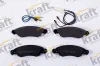 Bremsbelagsatz, Scheibenbremse Vorderachse KRAFT AUTOMOTIVE 6006128