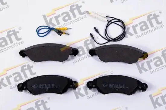 Bremsbelagsatz, Scheibenbremse Vorderachse KRAFT AUTOMOTIVE 6006128 Bild Bremsbelagsatz, Scheibenbremse Vorderachse KRAFT AUTOMOTIVE 6006128