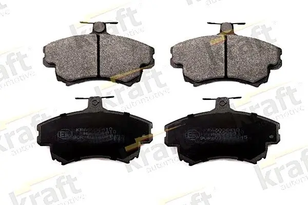 Bremsbelagsatz, Scheibenbremse Vorderachse KRAFT AUTOMOTIVE 6006410