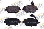 Bremsbelagsatz, Scheibenbremse Vorderachse KRAFT AUTOMOTIVE 6006565