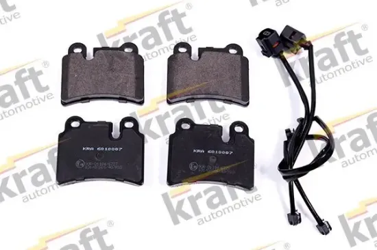 Bremsbelagsatz, Scheibenbremse Hinterachse KRAFT AUTOMOTIVE 6010007 Bild Bremsbelagsatz, Scheibenbremse Hinterachse KRAFT AUTOMOTIVE 6010007