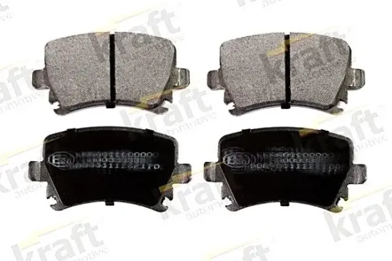 Bremsbelagsatz, Scheibenbremse Hinterachse KRAFT AUTOMOTIVE 6010090 Bild Bremsbelagsatz, Scheibenbremse Hinterachse KRAFT AUTOMOTIVE 6010090