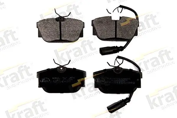 Bremsbelagsatz, Scheibenbremse Hinterachse KRAFT AUTOMOTIVE 6010906