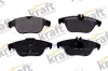 Bremsbelagsatz, Scheibenbremse Hinterachse KRAFT AUTOMOTIVE 6011016