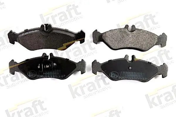 Bremsbelagsatz, Scheibenbremse Hinterachse KRAFT AUTOMOTIVE 6011091