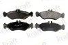 Bremsbelagsatz, Scheibenbremse Hinterachse KRAFT AUTOMOTIVE 6011091