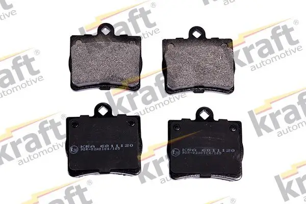Bremsbelagsatz, Scheibenbremse Hinterachse KRAFT AUTOMOTIVE 6011120