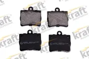 Bremsbelagsatz, Scheibenbremse Hinterachse KRAFT AUTOMOTIVE 6011120