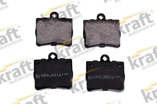 Bremsbelagsatz, Scheibenbremse Hinterachse KRAFT AUTOMOTIVE 6011120 Bild Bremsbelagsatz, Scheibenbremse Hinterachse KRAFT AUTOMOTIVE 6011120