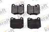 Bremsbelagsatz, Scheibenbremse Hinterachse KRAFT AUTOMOTIVE 6011166