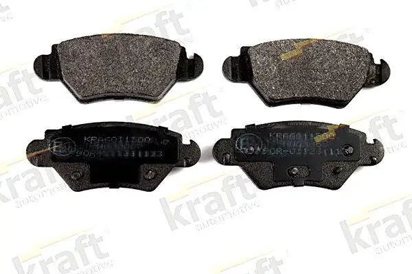 Bremsbelagsatz, Scheibenbremse Hinterachse KRAFT AUTOMOTIVE 6011500