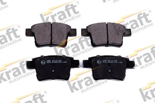 Bremsbelagsatz, Scheibenbremse Hinterachse KRAFT AUTOMOTIVE 6012128