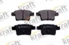 Bremsbelagsatz, Scheibenbremse Hinterachse KRAFT AUTOMOTIVE 6012128