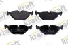 Bremsbelagsatz, Scheibenbremse Hinterachse KRAFT AUTOMOTIVE 6012530