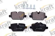 Bremsbelagsatz, Scheibenbremse Hinterachse KRAFT AUTOMOTIVE 6012548