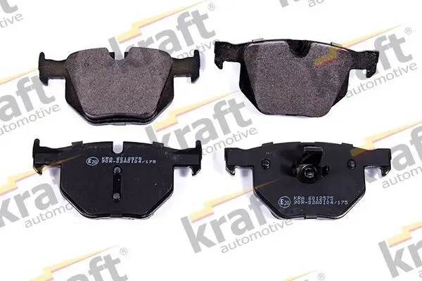 Bremsbelagsatz, Scheibenbremse Hinterachse KRAFT AUTOMOTIVE 6012575