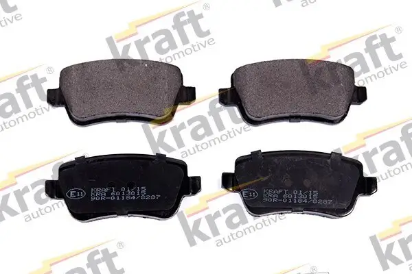 Bremsbelagsatz, Scheibenbremse Hinterachse KRAFT AUTOMOTIVE 6013015