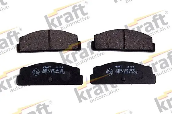 Bremsbelagsatz, Scheibenbremse Hinterachse KRAFT AUTOMOTIVE 6013090