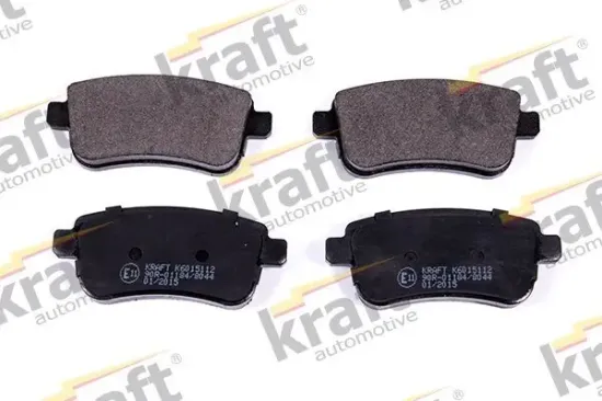 Bremsbelagsatz, Scheibenbremse Hinterachse KRAFT AUTOMOTIVE 6015112 Bild Bremsbelagsatz, Scheibenbremse Hinterachse KRAFT AUTOMOTIVE 6015112
