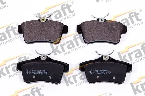 Bremsbelagsatz, Scheibenbremse Hinterachse KRAFT AUTOMOTIVE 6015682