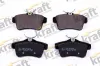 Bremsbelagsatz, Scheibenbremse Hinterachse KRAFT AUTOMOTIVE 6015682