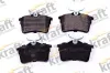 Bremsbelagsatz, Scheibenbremse Hinterachse KRAFT AUTOMOTIVE 6015905