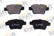 Bremsbelagsatz, Scheibenbremse Hinterachse KRAFT AUTOMOTIVE 6016000