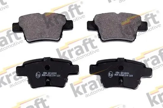 Bremsbelagsatz, Scheibenbremse Hinterachse KRAFT AUTOMOTIVE 6016000 Bild Bremsbelagsatz, Scheibenbremse Hinterachse KRAFT AUTOMOTIVE 6016000