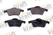 Bremsbelagsatz, Scheibenbremse Hinterachse KRAFT AUTOMOTIVE 6016310