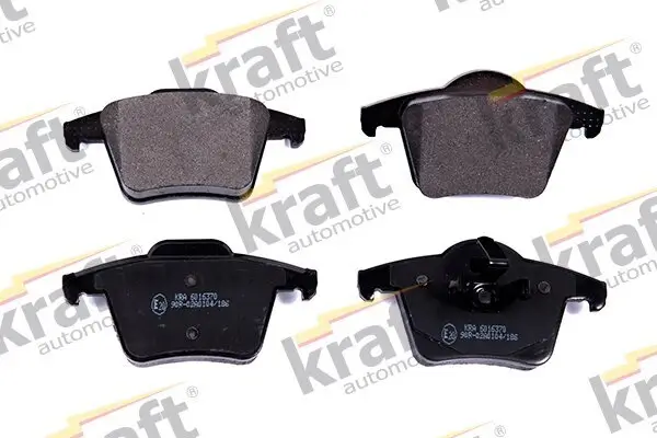 Bremsbelagsatz, Scheibenbremse Hinterachse KRAFT AUTOMOTIVE 6016370