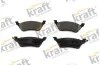 Bremsbelagsatz, Scheibenbremse Hinterachse KRAFT AUTOMOTIVE 6018517