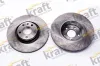 Bremsscheibe Vorderachse KRAFT AUTOMOTIVE 6040542