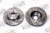 Bremsscheibe Vorderachse KRAFT AUTOMOTIVE 6041270
